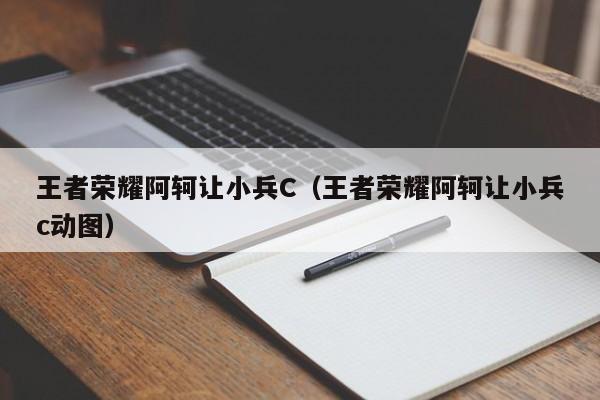 王者荣耀阿轲让小兵C(王者荣耀阿轲让小兵c动图)